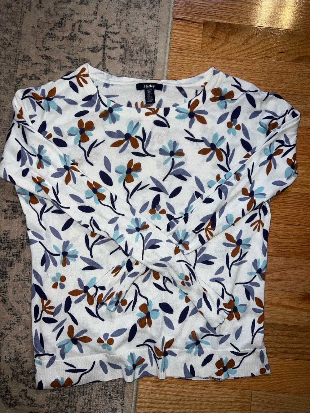 Hatley Floral Print Pullover Top Size S/P